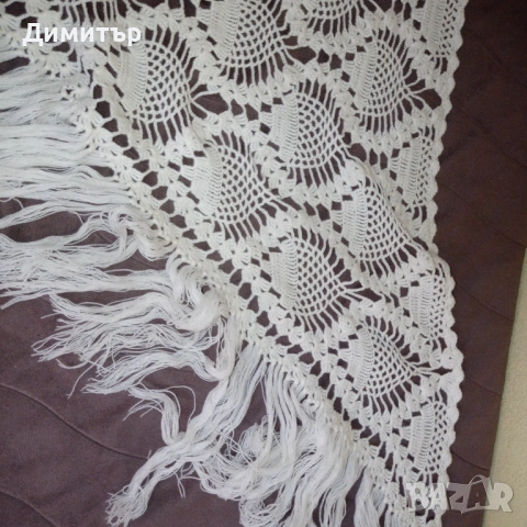 Дамски плетен шал тоалет , снимка 2 - Шалове - 53704482