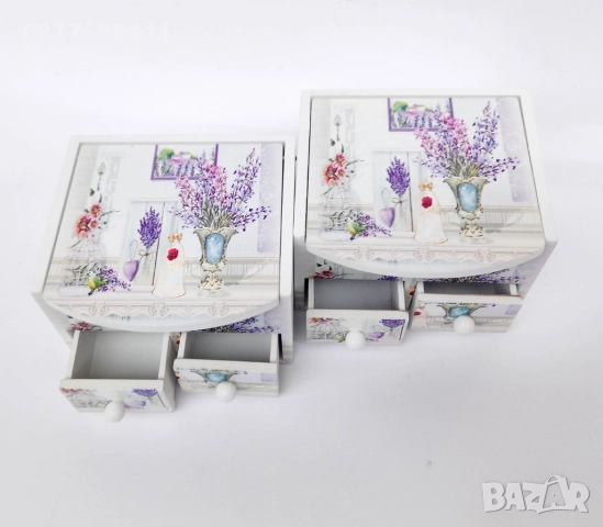 НОВА КУТИЯ ЗА БИЖУТА.КУТИИ ЗА БИЖУТА.ПОДАРЪЧНА ДЪРВЕНА КУТИЯ ЗА БИЖУТА.VINTAGE ВИНТИДЖ ОРГАНАЙЗЕР +, снимка 3 - Подаръци за жени - 51630759