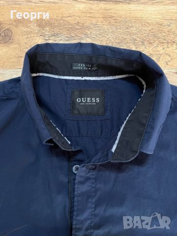 Мъжка риза Guess Размер XL, снимка 5 - Ризи - 46009266