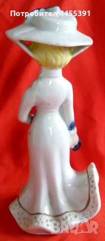 Скулптура елегантна дама на разходка, снимка 7 - Други ценни предмети - 50853167