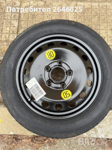 Резервна гума с крик за бмв е 90/91, снимка 3 - Гуми и джанти - 53413338