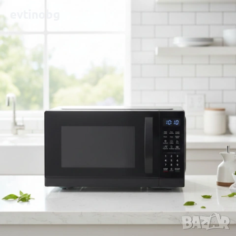 Микровълнова фурна MUHLER MO-7059D 25L, черна, дигитална, снимка 4 - Микровълнови - 53776488