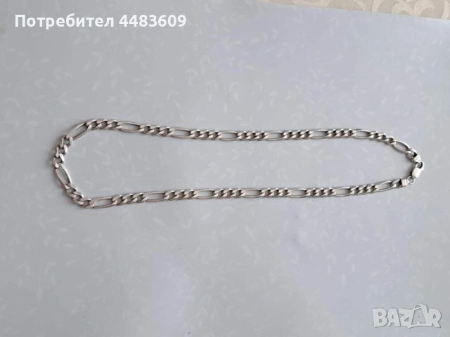 Сребърен Ланец 50 см , снимка 6 - Колиета, медальони, синджири - 53475823