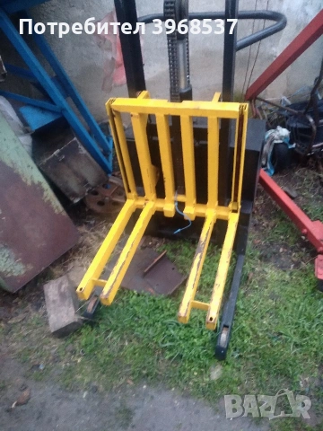 хидравлина количка с крачно иелектрическоповдигане, снимка 4 - Други машини и части - 53504451