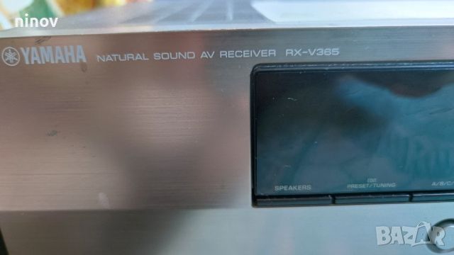 YAMAHA

NATURAL SOUND AV RECEIVER RX-V365, снимка 6 - Ресийвъри, усилватели, смесителни пултове - 46127346