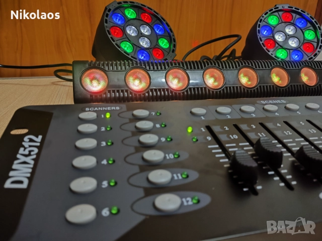 (Нов)Комплект осветление DMX,LED, снимка 8 - Други - 52755843