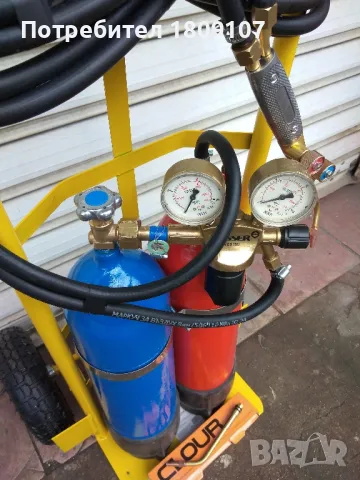 Мобилен оксижен с 2 х 6.5 литра бутилки , снимка 8 - Други инструменти - 49761769