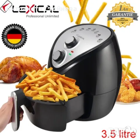 Еър фрайър Lexical Airfryer LAF-3002 , 3.5L, 1300W, снимка 2 - Фритюрници - 48105818