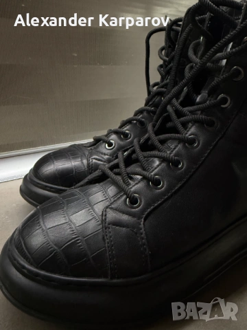 Karl Lagerfeld дамски боти – оригинални, много запазени, снимка 3 - Дамски боти - 53727839