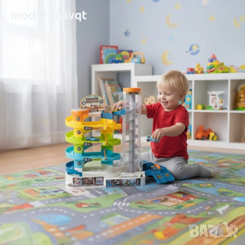 Паркинг, писта, гараж за автомобили с асансьор, снимка 2 - Коли, камиони, мотори, писти - 53524728