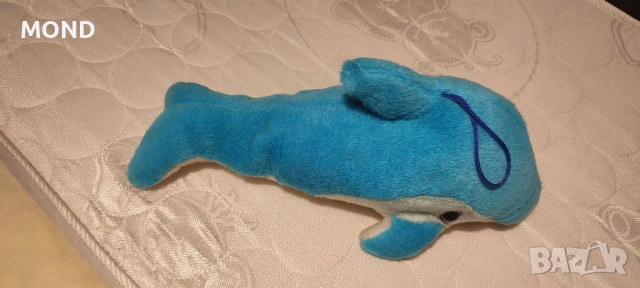 Морско син плюшен делфин, снимка 8 - Плюшени играчки - 52868077