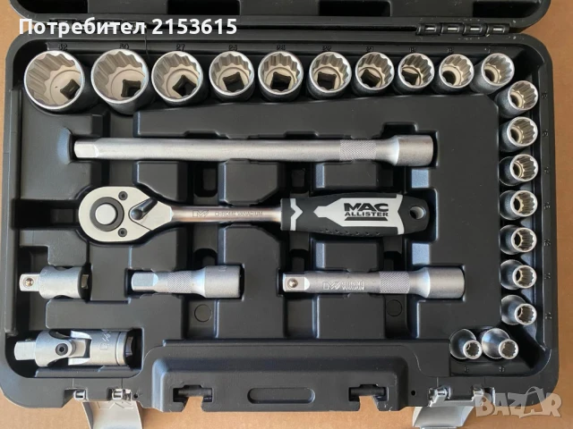 MAC ALLISTER 1/2 гедоре /гидория  25части вложки камъни комплект, снимка 2 - Гедорета - 51139162