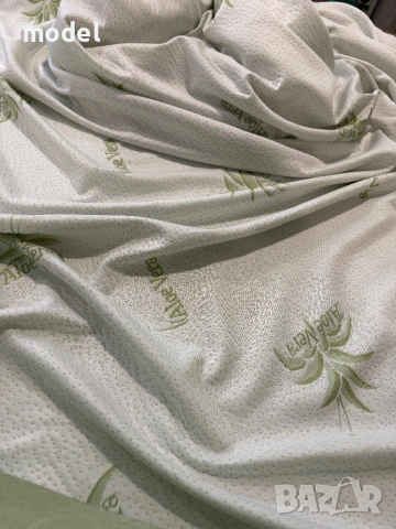 Калъф за матрак, с цип, Aloe Vera, снимка 8 - Протектори за матраци - 38180784