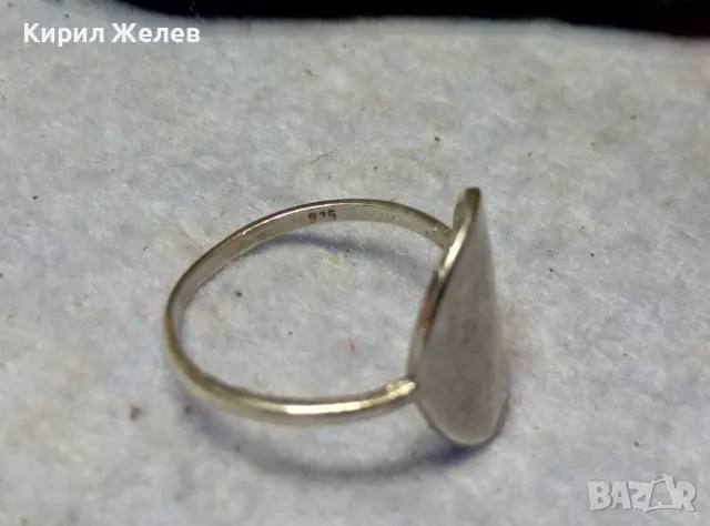 СТИЛЕН ВИНТИДЖ АРТ СРЕБЪРЕН ПРЪСТЕН СРЕБРО 925 КРАСИВА РЪЧНА БИЖУТЕРСКА ИЗРАБОТКА 13701, снимка 6 - Пръстени - 49606423