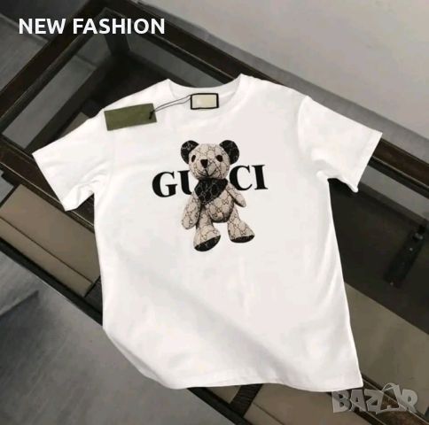 Дамски Памучни Тениски :XS-2XL: GUCCI , снимка 2 - Тениски - 46759589