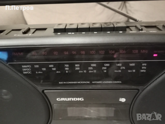 GRUNDIG RR 465 радиокасетофон, снимка 2 - Радиокасетофони, транзистори - 53479909