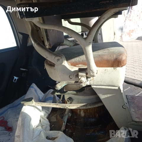 Антикварен механичен зъболекарски стол , снимка 6 - Антикварни и старинни предмети - 52720318