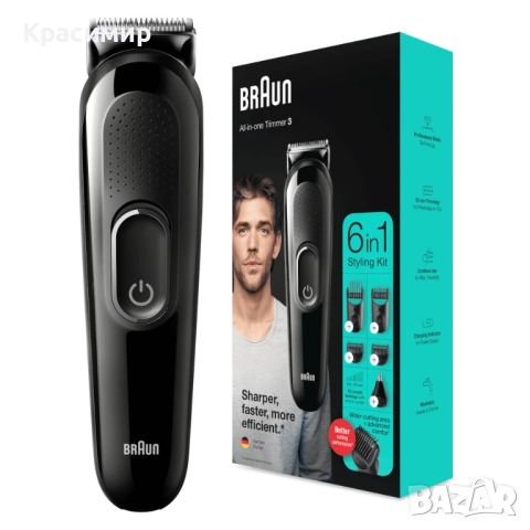 Самобръсначка BRAUN 300BT BLK GRN ВОДОУСТОЙЧИВОСТ и Други модели топ!!, снимка 4 - Друга електроника - 52892337