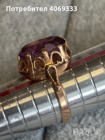 5.6 гр Истинско бижу Руска класика 14к, снимка 4 - Пръстени - 54175556