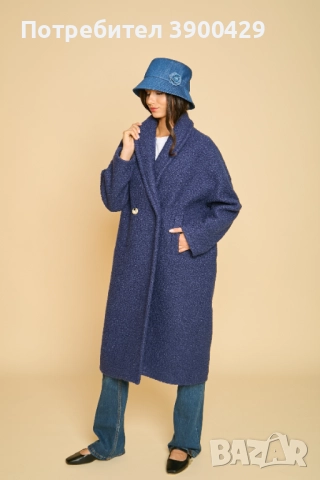 Дамско Вълнено Палто Robbin coat, снимка 3 - Палта, манта - 52183861