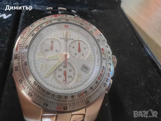 Швейцарски часовник за пилоти Torgoen T3