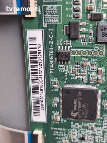 Tcon BOARD ,PT430GT01-2-C-1 ,for Philips 43PUS7906/12 for 43inc DISPLAY TPT430WR-GT013.H REV:S1R, снимка 2 - Части и Платки - 53383218