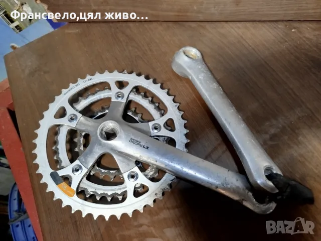 Курбел за велосипед колело Shimano deore lx , снимка 1 - Части за велосипеди - 49302636