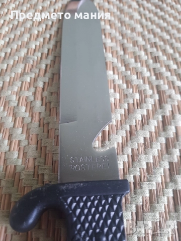 Здрав туристически нож – Stainless Rostfrei, снимка 4 - Ножове - 52988065
