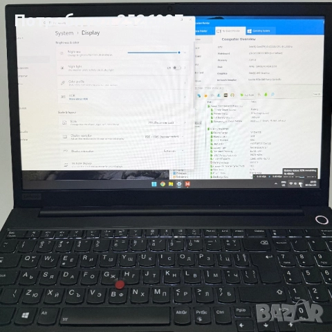 Lenovo ThinkPad E15/IPS/i5-10210U/8GB/256GB NVMe/Подсветка, снимка 10 - Лаптопи за работа - 52420310