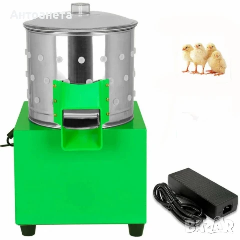 Машина за скубане на пъдпъдъци и малки птици – 220V, 80W, Неръждаема стомана YSSTM-30, снимка 3 - Други машини и части - 51172509