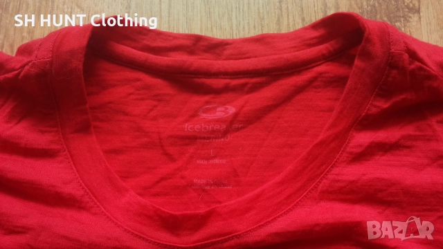 Icebreaker T-Shirt 87% Merino Wool размер L тениска 87% Мерино вълна - 1760, снимка 13 - Екипировка - 52888146