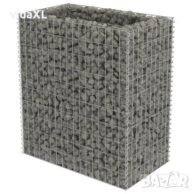 vidaXL Габион повдигната леха, поцинкована стомана, 90x50x100 cм（SKU:143568, снимка 1 - Други - 45910888