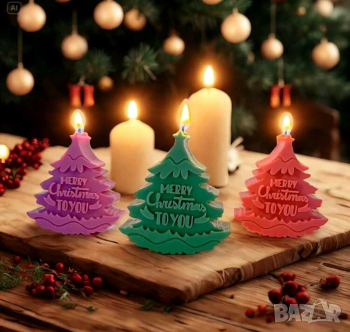 Молд коледна елха 