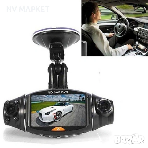 Камера за кола R310 TFT с GPS модул за проследяване и два обектива за HD AC47,върняща се на 140,270г, снимка 9 - Камери - 53684666