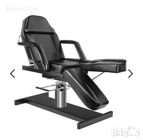 Професионален хидравличен стол за педикюр / масаж – черен , снимка 4 - Друго оборудване - 52850705