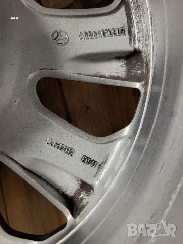 Джанти 17" 5х112 ОЕ Mercedes летни гуми 225/60/17 Hankook, снимка 9 - Гуми и джанти - 54045387