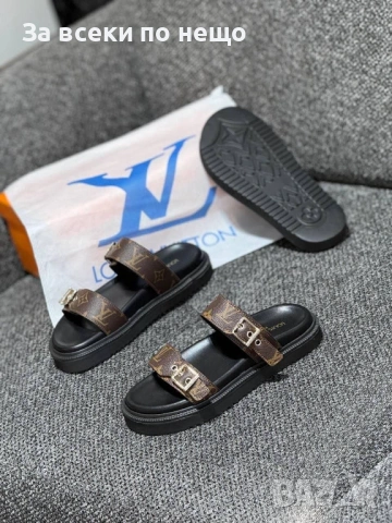 Louis Vuitton Дамски Чехли Луис Витон - Различни Цветове Код E1355, снимка 5 - Чехли - 53970912