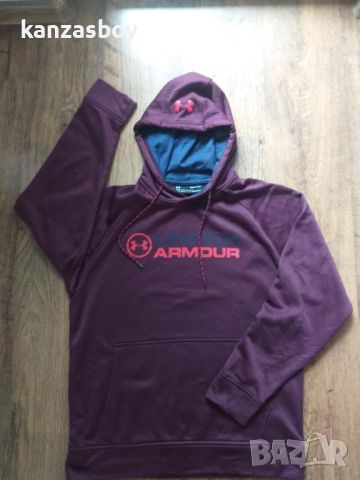 Under Armour Sweatshirts Fleece Hoodie - страхотно мъжко горнище С, снимка 4 - Спортни дрехи, екипи - 46146284