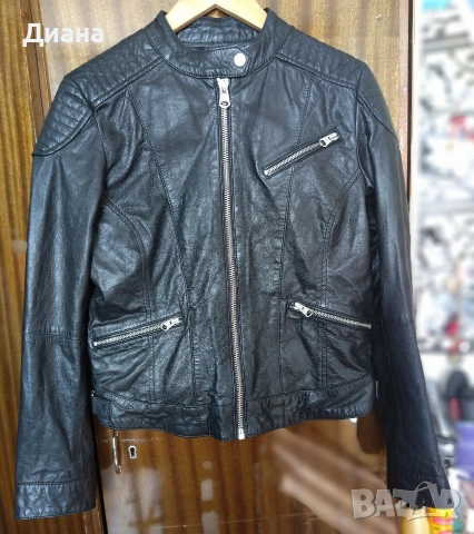 S. Oliver Дамско кожено яке - естест. кожа