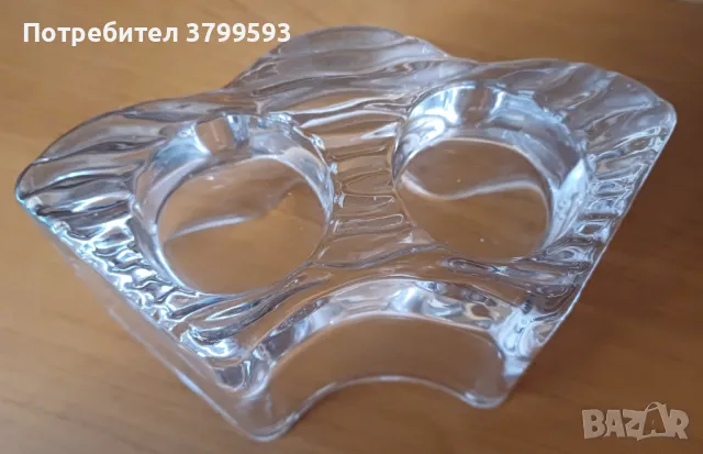 Стъклен свещник