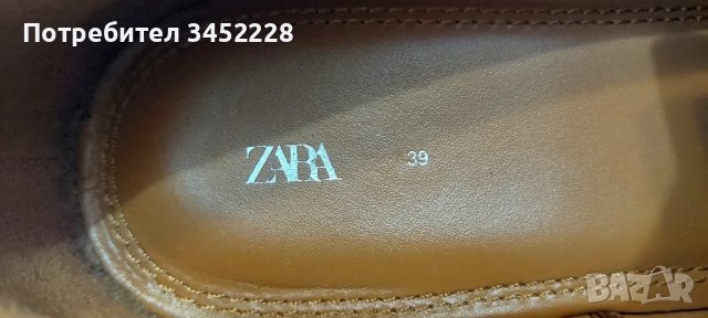 обувки нови дамски ZARA номер 39, снимка 4 - Дамски ежедневни обувки - 49605013