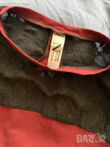 Блуза с дантела, снимка 2 - Блузи с дълъг ръкав и пуловери - 49686460