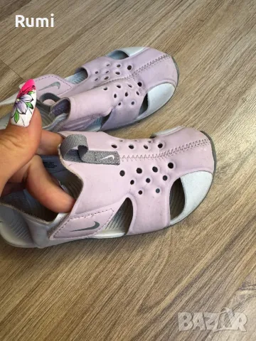 Оригинални детски св. розови сандалки Nike Sunray Protect 2! 29,5 н, снимка 10 - Детски маратонки - 50148394