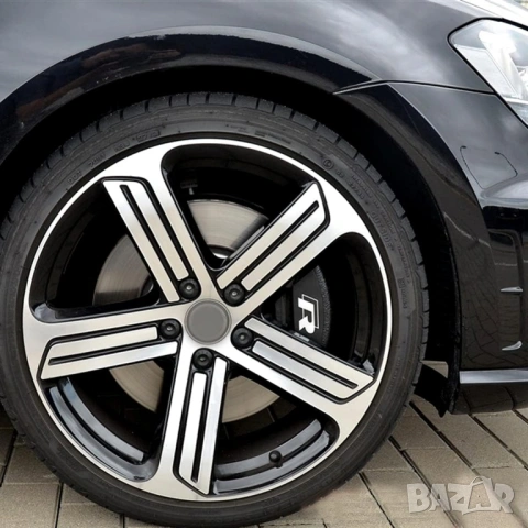 R line Стикери за Спирачни Апарати (6 бр.) – Бели | 3 Размера VW / Audi Style, снимка 3 - Аксесоари и консумативи - 54298523