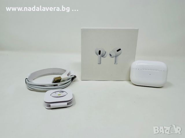 Слушалки Apple AirPods Pro Епъл ЕърПодс Про 1, 2, снимка 4 - Слушалки и портативни колонки - 46520008