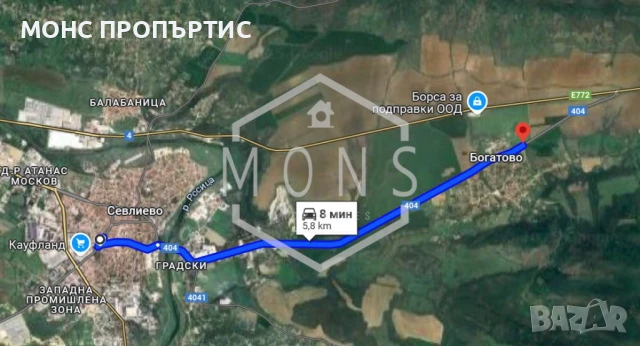 УПИ с разрешение за строеж за складова база, автосервиз гр. Севлиево, снимка 7 - Парцели - 50964370