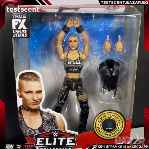 Екшън фигура WWE Rhea Ripley Риа Рипли Elite Series figure играчка Judgment Day, снимка 1 - Колекции - 48736770