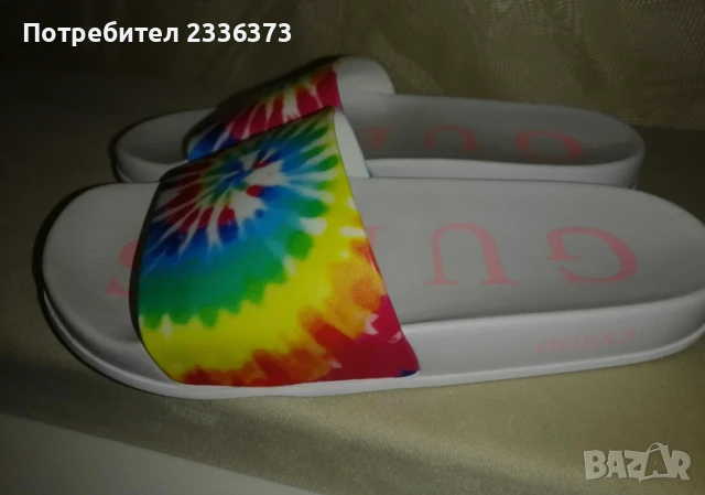 Дамски чехли Guess, номер 36, снимка 4 - Джапанки - 50756773