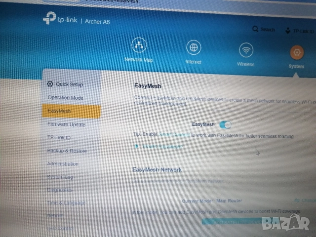 Рутер TP-LINK Archer A6 AC1200 Dual band Gigabit, снимка 11 - Рутери - 52263696