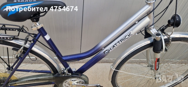 Дамски велосипед Hattrick колело 28", снимка 4 - Велосипеди - 53763953